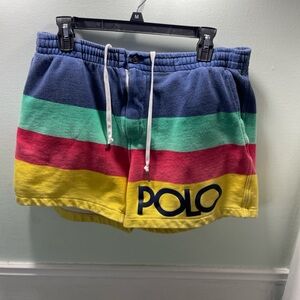 Ralph Lauren Colorful Striped Men's Athletic Shorts